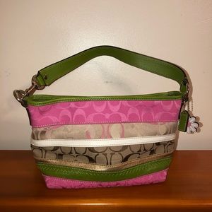 Small Coach Spring-Colored Purse